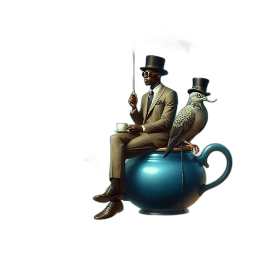 staff, hat, robot, furniture transparent PNG cut-out