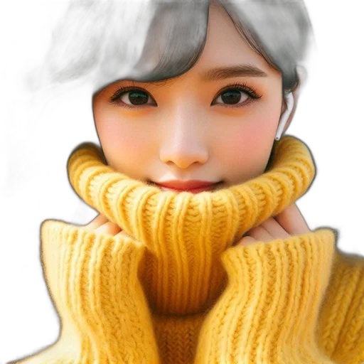 face, mask, hat, jacket transparent PNG cut-out