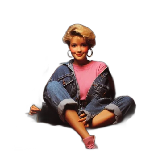 jacket, dress, shoes, vaporwave transparent PNG cut-out
