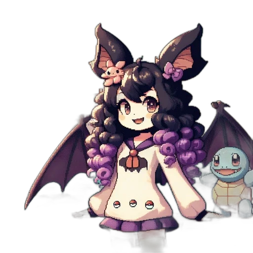 dragon, creature, staff, animal transparent PNG cut-out