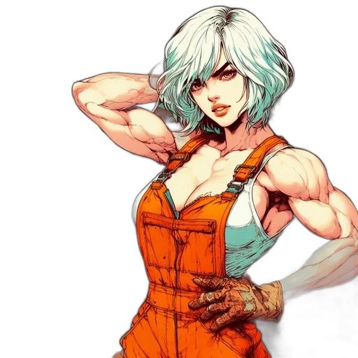 dress, weapon, concept art, comic book art transparent PNG cut-out