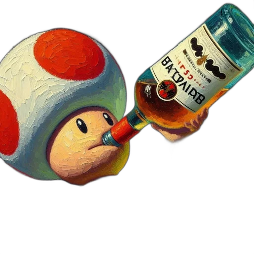 bottle, food, hat, weapon transparent PNG cut-out