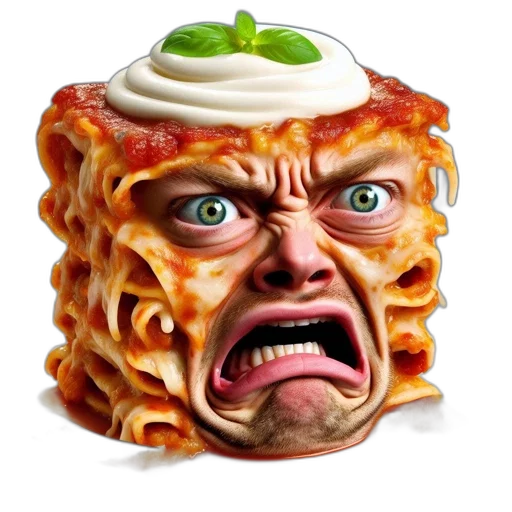food, face, creature, animal transparent PNG cut-out