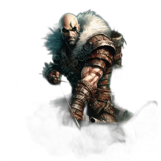 weapon, sword, face, staff transparent PNG cut-out