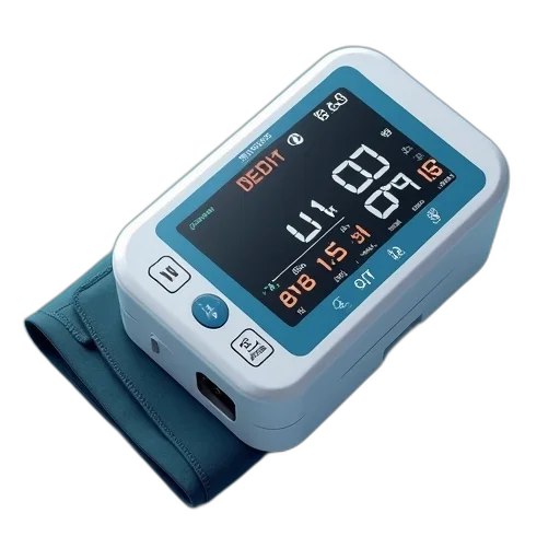 medical, automatic, digital, wrist transparent PNG cut-out