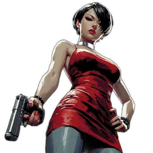 weapon, comic book art, concept art, cyberpunk transparent PNG cut-out