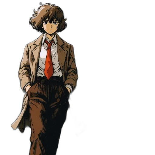 jacket, staff, concept art, pixel art transparent PNG cut-out