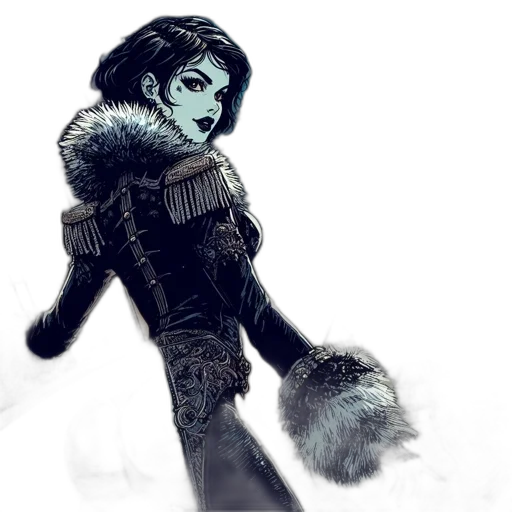 fantasy art, concept art, comic book art, watercolor transparent PNG cut-out