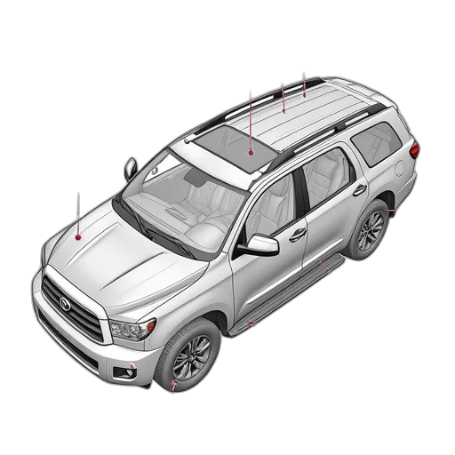 car, 3d render, wiring, diagram transparent PNG cut-out