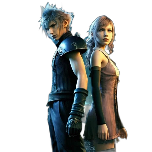 concept art, 3d render, blue, two transparent PNG cut-out