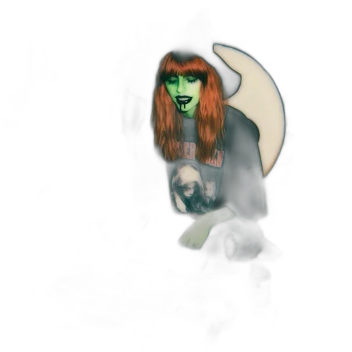 mask, creature, face, staff transparent PNG cut-out