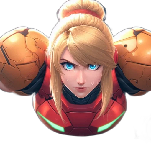 robot, face, weapon, jacket transparent PNG cut-out