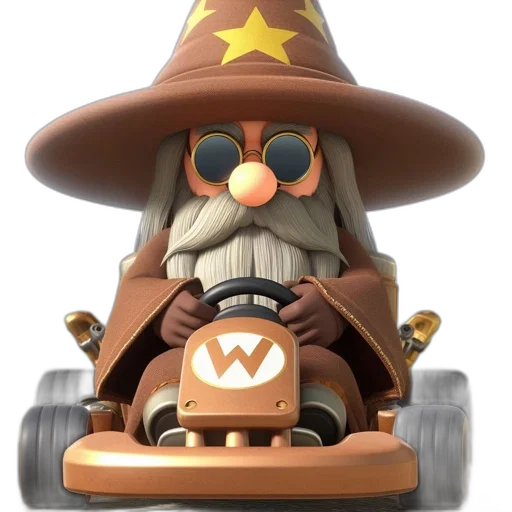 car, hat, concept art, 3d render transparent PNG cut-out