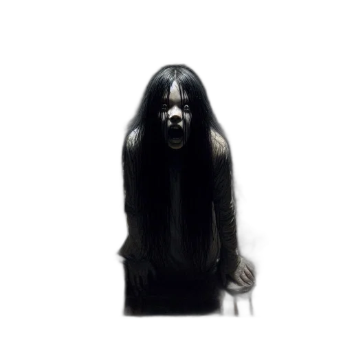 mask, hair, creature, face transparent PNG cut-out