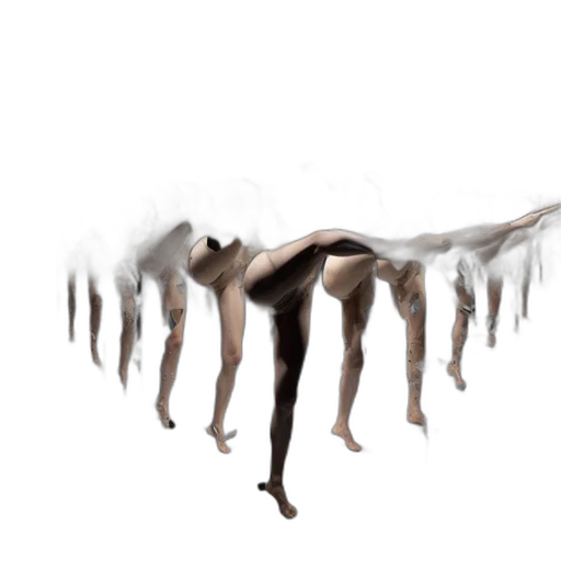 creature, hair, mask, dress transparent PNG cut-out