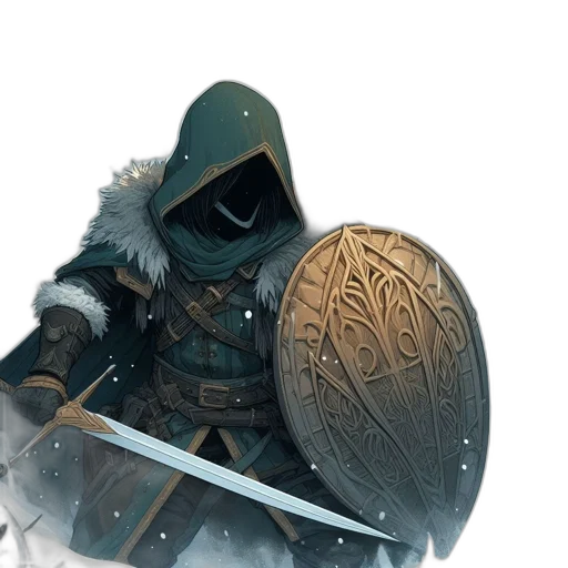 sword, weapon, mask, jacket transparent PNG cut-out