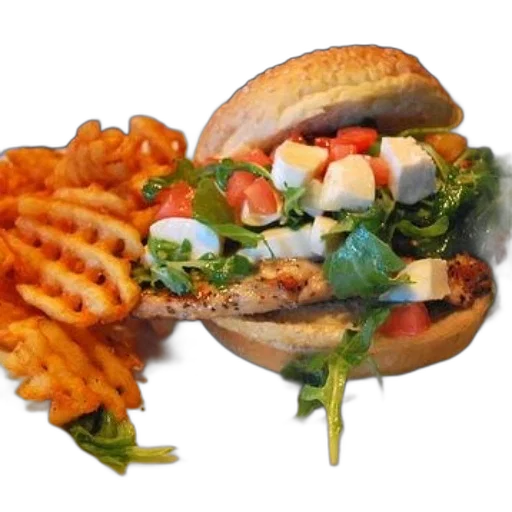 food, crown, photorealistic, 3d render transparent PNG cut-out