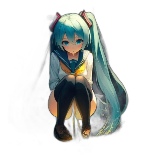 dress, robot, weapon, staff transparent PNG cut-out