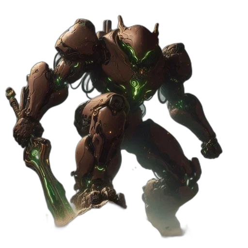 robot, weapon, creature, staff transparent PNG cut-out