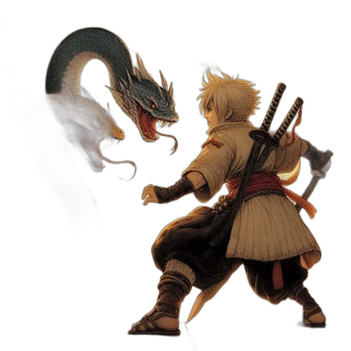 dragon, sword, weapon, staff transparent PNG cut-out