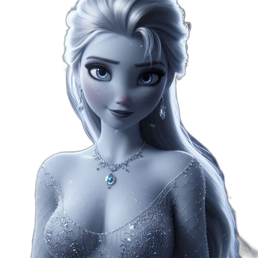 dress, jewelry, fantasy art, concept art transparent PNG cut-out