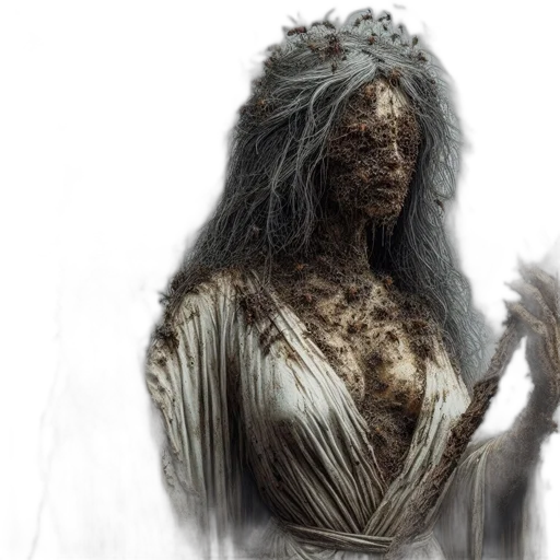 dress, concept art, fantasy art, photorealistic transparent PNG cut-out