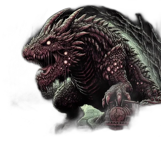 dragon, creature, animal, concept art transparent PNG cut-out