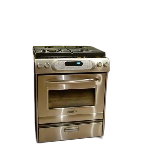 furniture, 3d render, kitchen, stainless transparent PNG cut-out