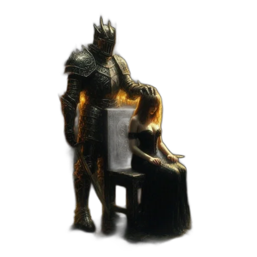 robot, furniture, crown, sword transparent PNG cut-out
