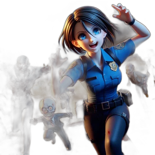 staff, concept art, comic book art, 3d render transparent PNG cut-out
