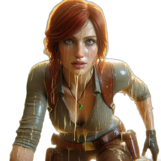 weapon, face, staff, jacket transparent PNG cut-out