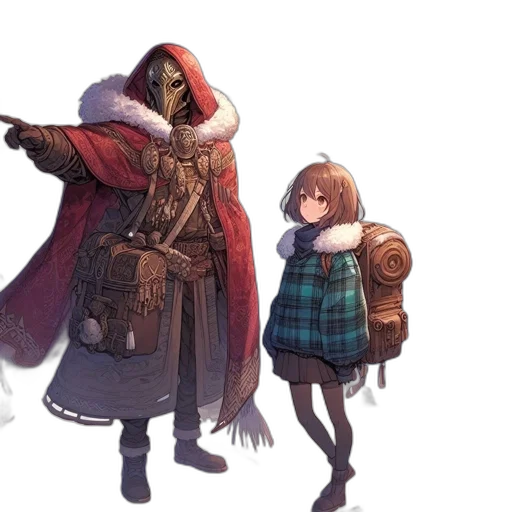 weapon, jacket, sword, mask transparent PNG cut-out
