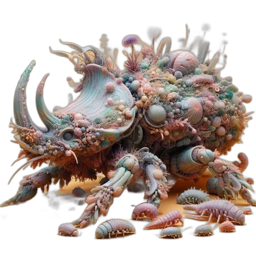 creature, dragon, animal, crown transparent PNG cut-out