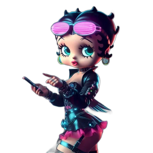 staff, weapon, cyberpunk, 3d render transparent PNG cut-out