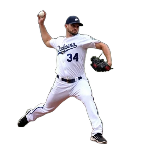 animal, baseball, player, white transparent PNG cut-out
