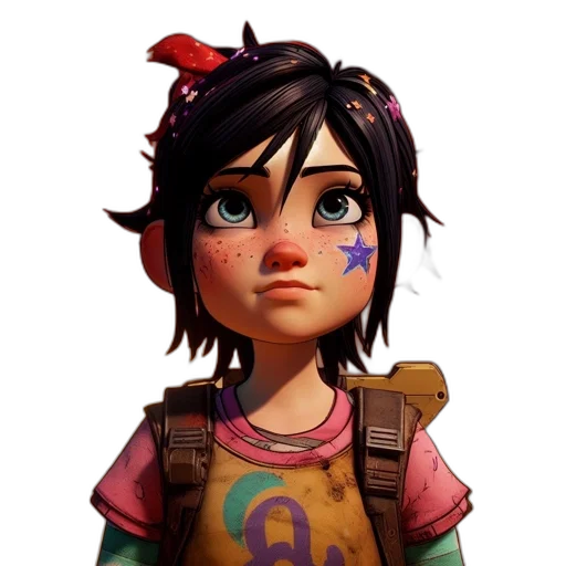 face, weapon, staff, concept art transparent PNG cut-out