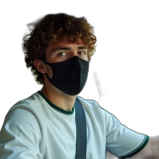 mask, face, weapon, jacket transparent PNG cut-out