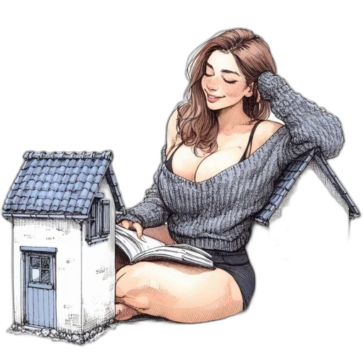 dress, furniture, robot, pixel art transparent PNG cut-out