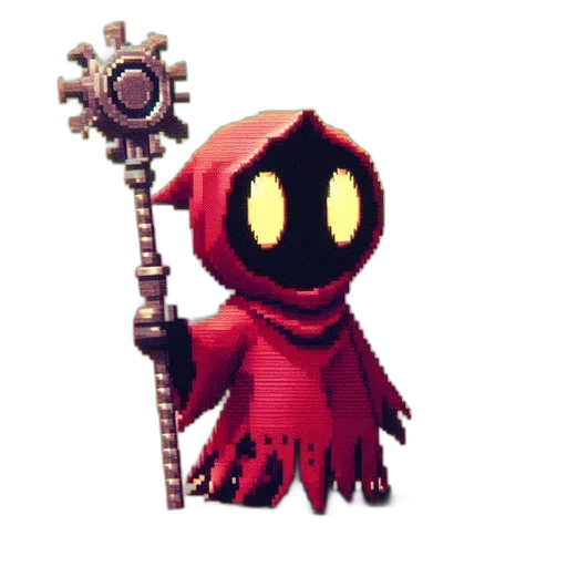 staff, robot, weapon, creature transparent PNG cut-out