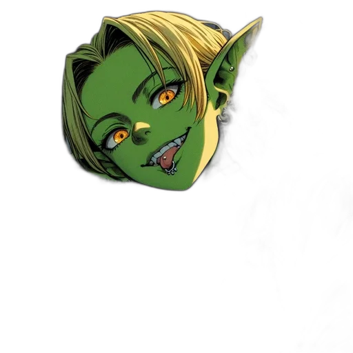 mask, staff, face, creature transparent PNG cut-out