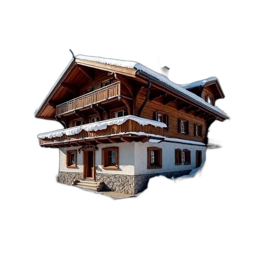 building, 3d render, photorealistic, pixel art transparent PNG cut-out