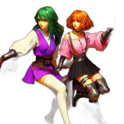 concept art, fantasy art, pixel art, 3d render transparent PNG cut-out