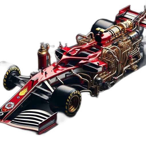 car, weapon, 3d render, concept art transparent PNG cut-out