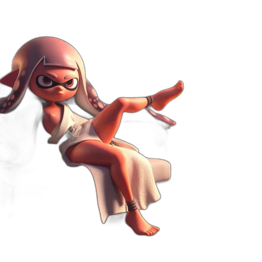 dress, mask, weapon, creature transparent PNG cut-out