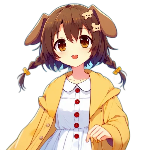 staff, dress, animal, hat transparent PNG cut-out