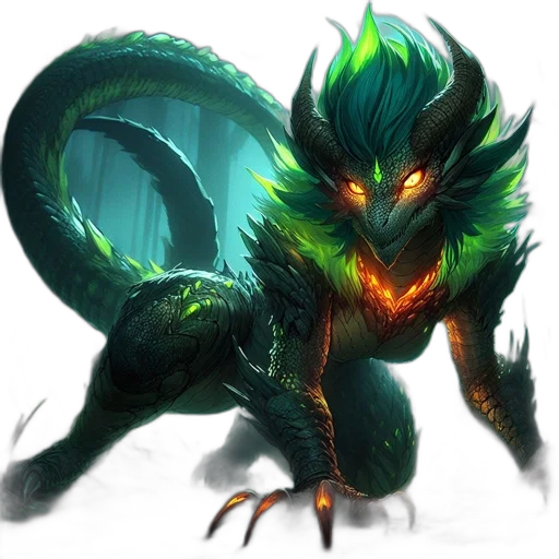 dragon, creature, animal, concept art transparent PNG cut-out