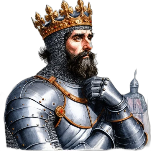 crown, sword, photorealistic, concept art transparent PNG cut-out
