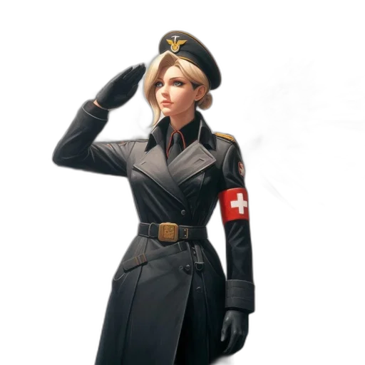 staff, jacket, hat, dress transparent PNG cut-out