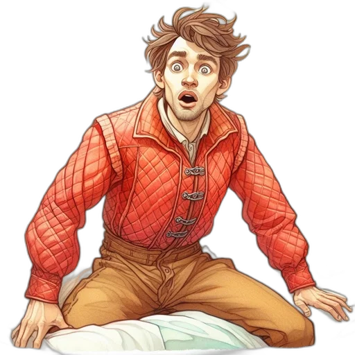 jacket, creature, concept art, comic book art transparent PNG cut-out