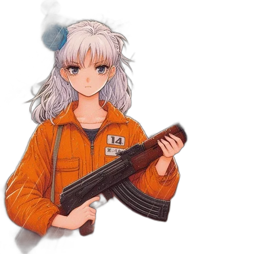 weapon, jacket, staff, animal transparent PNG cut-out